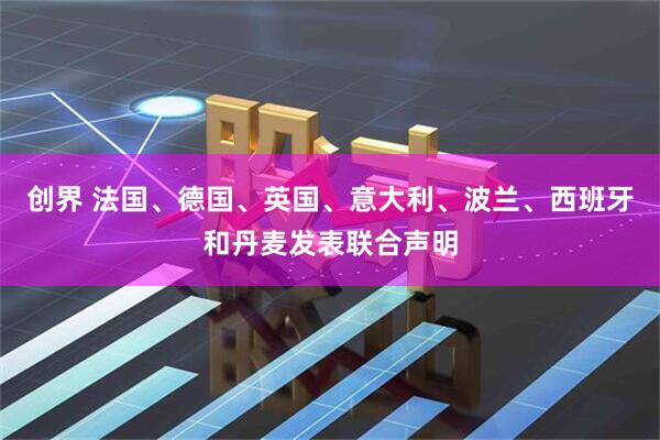 创界 法国、德国、英国、意大利、波兰、西班牙和丹麦发表联合声明